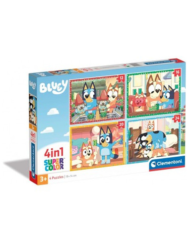 Puzzle 4 en 1 Bluey