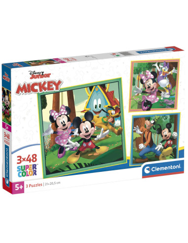 Puzzle Mickey Disney 3x48pzs