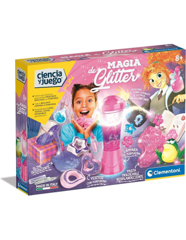 Juego científico Magia Glitter Experimentos Coloridos