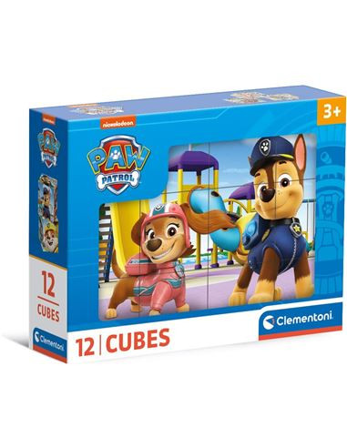 Puzzle Cubo Patrulla Canina 12pzs