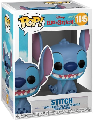 Funko Pop! Disney: Smiling Seated Stitch - Lilo and Stitch