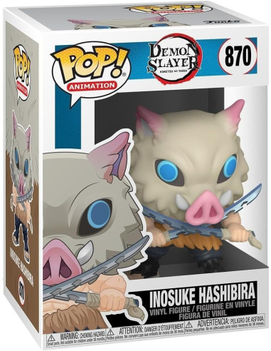 Funko Pop! Animation: Demon Slayer - Inosuke Hashibira - Guardianes de la Noche