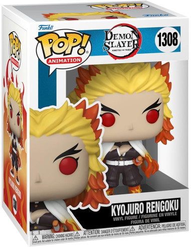 Funko Pop! Animation: Demon Slayer - Rengoku - Guardianes de la Noche