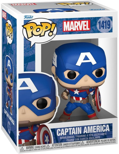 Funko Pop! Marvel: Marvel NC - Captain America - Marvel Comics