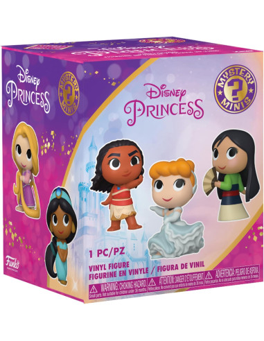 Funko Mystery Mini - Ultimate Princess - 1 de 12 To Collect - Varios Modelos - Princesas Disney