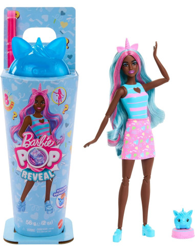 Barbie Pop Reveal Colección Batidos Unicornio