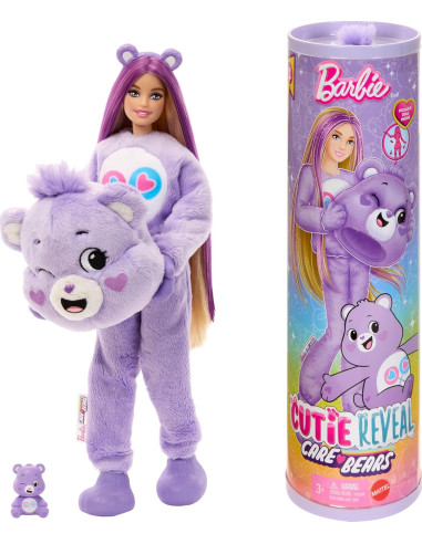 Barbie Cutie Reveal Care Bears - Osos Amorosos Morado