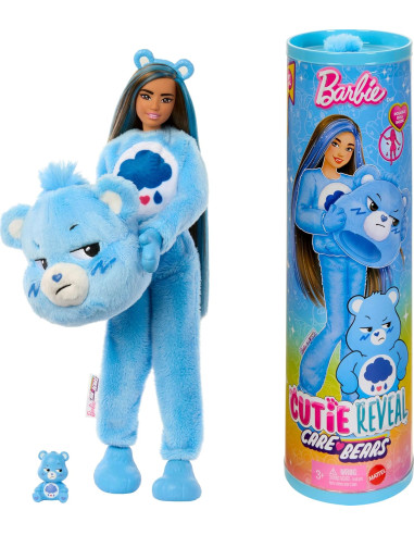 Barbie Cutie Reveal Care Bears - Oso Amoroso Azul