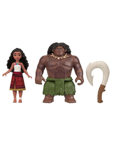 Disney pack 2 muñecos Vaiana & Maui Moana 2 