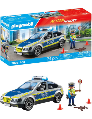 PLAYMOBIL | Action Heroes | Patrulla de Policía | Coche de Policía