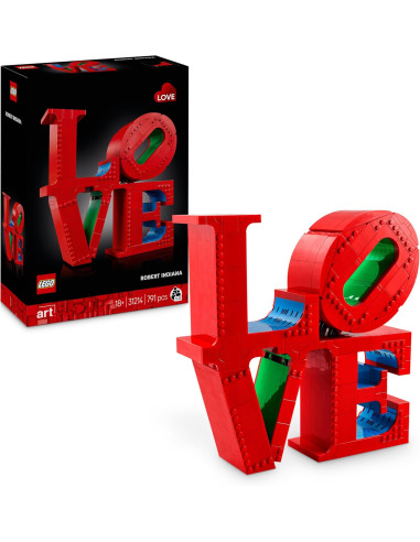 LEGO Art Love Maqueta 3D