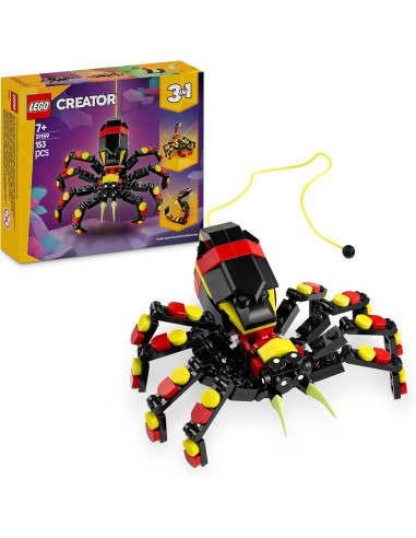 LEGO Creator 3 en 1 Fauna Salvaje: Araña Misteriosa