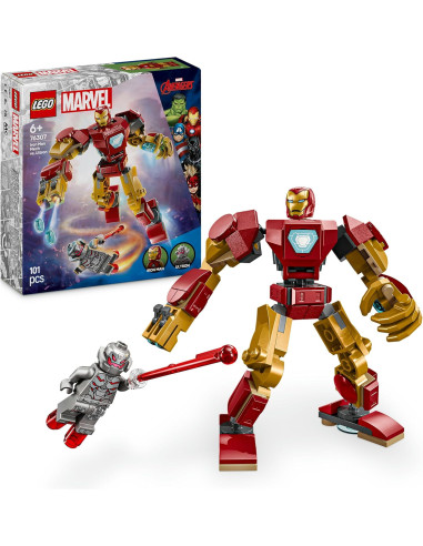 LEGO Marvel Armadura Robótica de Iron Man vs. Ultrón