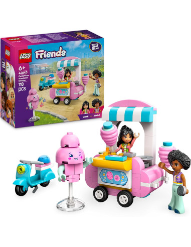 LEGO Friends Puesto de Algodón de Azúcar y Moto