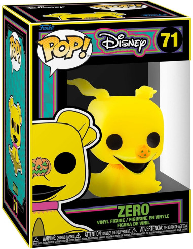 Funko Pop! Disney: Pesadilla antes de Navidad - Zero (Blacklight)