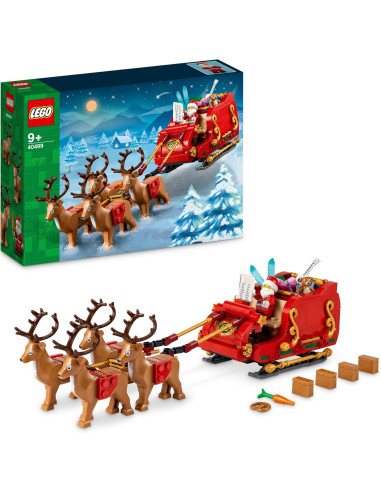 LEGO Trineo de Papá Noel Decorativo de Navidad para Dormitorio o Salón