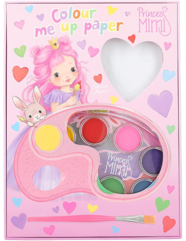 Princess Mimi - Colour me up Paper, papel de acuarela con 10 motivos