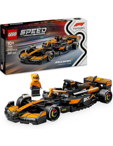 LEGO Speed Champions Coche de Carreras McLaren F1 Team MCL38