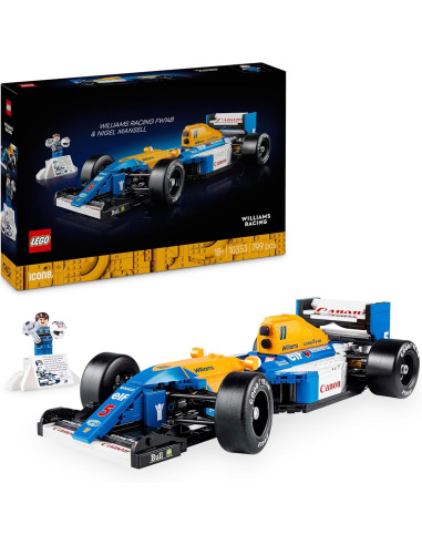 Lego Icons Williams Racing FW14B y Nigel Mansell