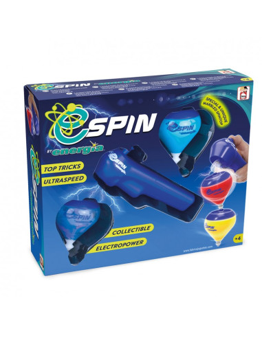 E-Spin Energia Peonza Con Lanzador Pack de 2